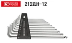 Swiss Pcs 212.ZLH-12 CN(1/20-5/16)12P Ball-end Long Hex Wrench. Fixed Price $113.00.