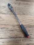 Snap On Tools 1/2" Drive Soft Grip Flex Head Ratchet SHF80A Red. Fixed Price $159.95.