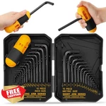 Elead Hex Key Set Allen Wrench Sae Metric 31PC Torque Handle. Fixed Price $27.99.