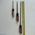 Craftsman Usa 41585 41584 41581 5/16 & 1/4 Flat Slotted Wf Screwdrivers. Fixed Price $28.99.