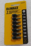 Dewalt Piece Tamper-resistant Star Torx Bit Tip Set T10-T40 New DW2067SCR. Fixed Price $18.88.
