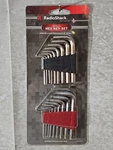 Radioshack 18-PIECE Hex Key Set 64-072. Rare New Old Stock!!. Fixed Price $12.00.
