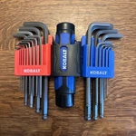 Kobalt Ball End Hex Key Set 21 Pieces Dual Action Handle (0498877). Fixed Price $14.99.