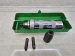 Vintage Alltrade Impact Driver Set W/ 2 Bits Original Green Metal Case. Fixed Price $19.00.