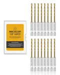 Drill Bit Set, 16PCS 1/8" Titanium Twist For Sheet Metal, Wood, Pla.... Fixed Price $19.85.