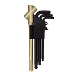 Wise WLB-2300-BG Ball Point Hex Key Wrench Set Of 9 Semi-long With Triple Handle. Fixed Price $50.88.