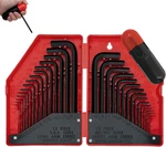 31PC Hex Allen Wrench Set Sae Metric Chrome Vanadium Steel L-shape Keys Case. Fixed Price $30.99.