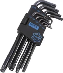 Disen 9 Pieces Torx Star Allen Wrench Set, Long Arm Key T10-T50, Chrome. Fixed Price $13.75.