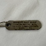 Vintage Key Fob Direct Hat Shop York Pa. Owners No. 1165. Fixed Price $10.00.