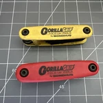 Bondhus Gorilla Grip Hex Fold Up Wrench Set Sae & Mm Usa 12587 12589. Fixed Price $14.90.