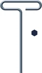 Eklind Tool 34930 3MM Standard Grip Hex T-handle T-key Allen Wrench, Pack Of 6. Fixed Price $14.00.