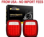 Partsam Pair 38 Led Universal Tail Brake Turn Stop License Back Up Reverse Light. Fixed Price $75.00.