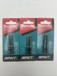 3PC. Makita Impactx Square Recessed Power Set, #1, #2, #3. Fixed Price $9.99.