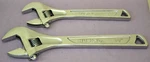 Lot Of 2 Husky 10 & 8 Inch Chrome Steel Silver Finish Adjustable Wrench---new. Fixed Price $24.99.