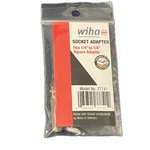 Wiha 77741 1/4" Socket Adapter Hex To Square 1.2 Inches. Fixed Price $10.41.