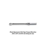 Wright Tool 3477 3/8" Drive Click Torque Wrench Ratchet Handle 10-100' Lbs. Fixed Price $306.83.