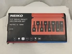 Neiko 01136B 1/2-INCH Drive Allen Hex Impact Socket Set, Metric, 1/2". Fixed Price $75.99.