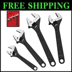 Pro 4-PC Wrench Set 6, 8, 10, 12 Inch, Black Oxide Finish. Fixed Price $38.39.