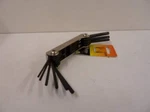 MHF9 Metal Fold Up Hex Key Set 5/64-1/4" Bondhus 14589. Fixed Price $5.60.