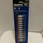 Diehard DHP55089 -12PC Sae Hex Bit Socket Set, 3/8 Drive, With Holder. Fixed Price $29.95.