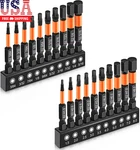20PCS Premium Hex Bit Set, Impact Allen Wrench Drill (metric&sae), 1/4. Fixed Price $9.99.
