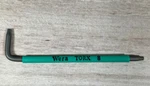 Wera Torx 967 Spkl Bo L-key, Blacklaser, Ballpoint Tx 8 76MM. Fixed Price $8.99.