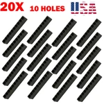 20* Screwdriver Bit Holder 10 Holes 1/4 Hex Shank Pvc Storage Organizer Case Usa. Fixed Price $11.40.