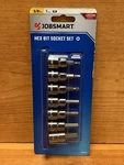 Jobsmart 3/8" Drive Metric 7PC Hex Bit Socket Set (2334436). Fixed Price $29.71.