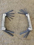 Bondhus Metric Sae Standard Folding Hex Key Wrench Set 14592 14591 Usa. Fixed Price $15.68.