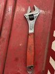 Snap On Tools Inch Adjustable Wrench FADH12B Orange Grip. Fixed Price $59.99.