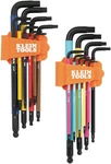 Klein Tools BLS18 Hex Key Wrench Set, Color Coded, Sae And Metric, Orange. Fixed Price $47.99.