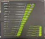Carlyle Piece Metric Pt Long Combination Wrench Set - CCW1219M. Fixed Price $225.00.