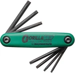 Bondhus Gorilla Grip Tamper Resistant Security Torx Star Fold Up Wrench T7-T25. Fixed Price $15.99.
