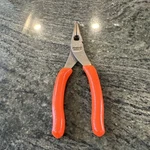 Snap-on 196ACF 8" Talon Grip Nose Pliers With Cutter Orange New. Fixed Price $89.95.