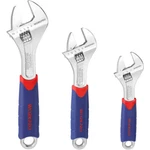 Workpro 3-PIECE Adjustable Wrench Set Cr-v With Rubberized Anti-slip Grips Usa. Fixed Price $21.99.